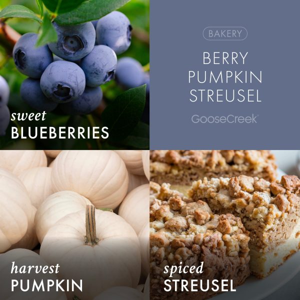 Berry Pumpkin Streusel 3-Wick Candle - 图片 3