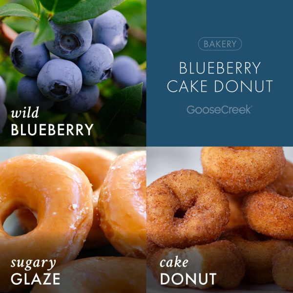 Blueberry Cake Donut 3-Wick Candle - 图片 3
