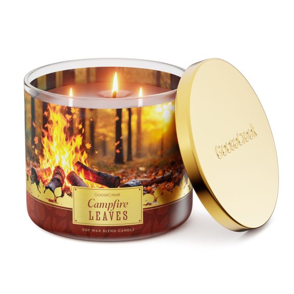 Campfire Leaves 3-Wick Candle - 图片 2