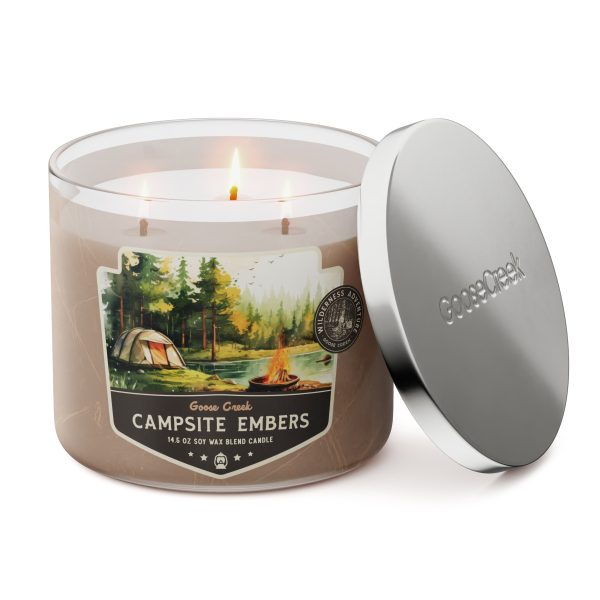 Campsite Embers 3-Wick Candle - 图片 2