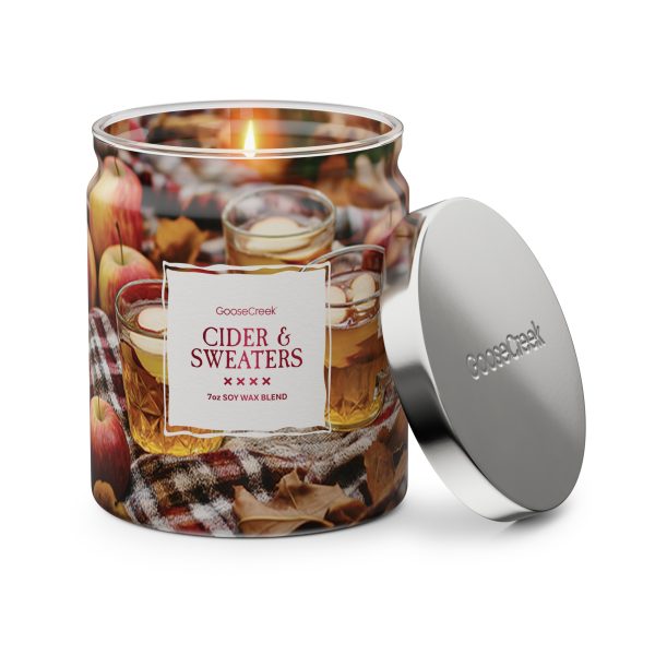 Cider & Sweaters 7oz Single Wick Candle - 图片 2