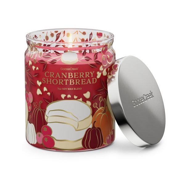 Cranberry Shortbread 7oz Single Wick Candle - 图片 2