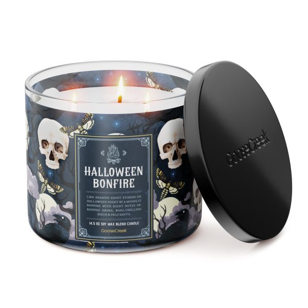 Halloween Bonfire 3-Wick Candle - 图片 2