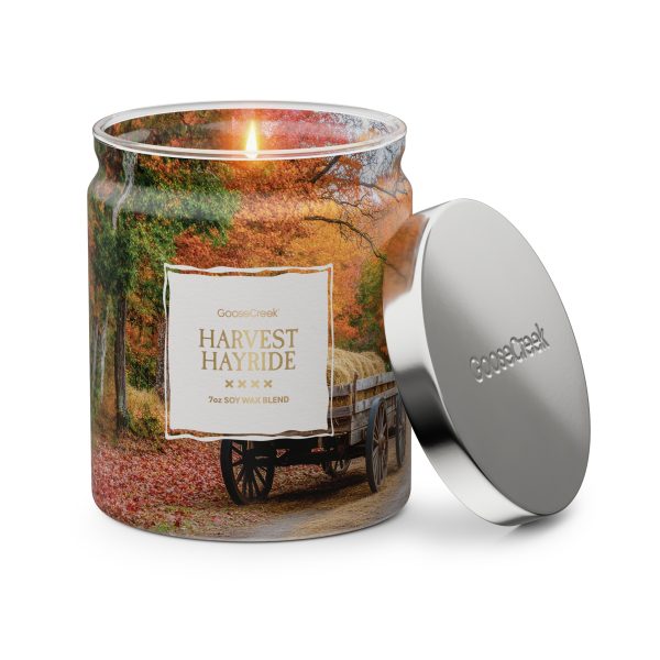 Harvest Hayride 7oz Single Wick Candle - 图片 2