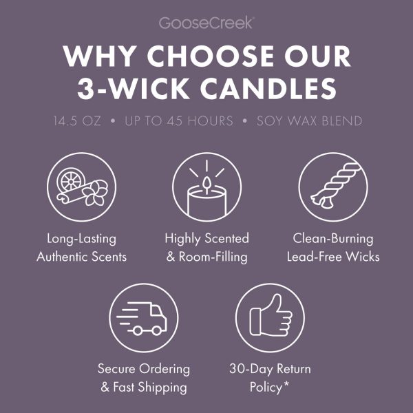 Lavender Sugar 3-Wick Candle - 图片 4