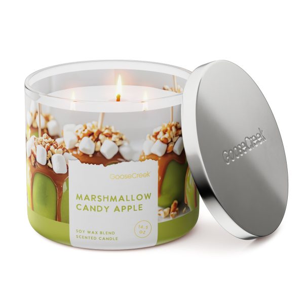 Marshmallow Candy Apple 3-Wick Candle - 图片 2