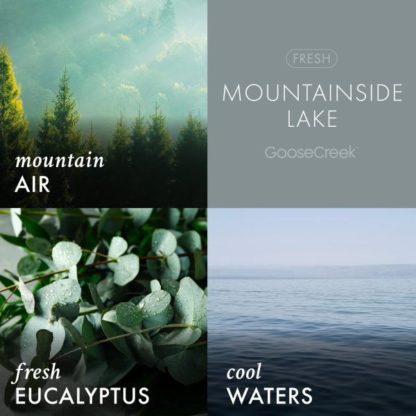 Mountainside Lake 3-Wick Candle - 图片 3