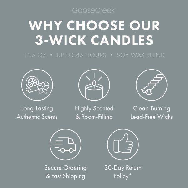 Mountainside Lake 3-Wick Candle - 图片 4
