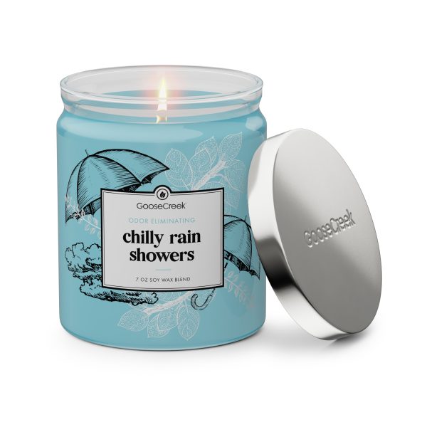 Odor Eliminating Chilly Rain Showers 7oz Single Wick Candle - 图片 2