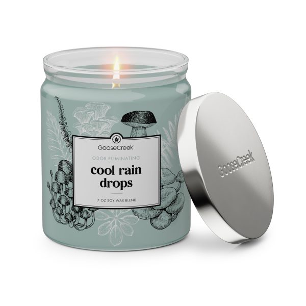 Odor Eliminating Cool Rain Drops 7oz Single Wick Candle - 图片 2