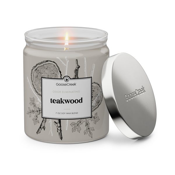 Odor Eliminating Teakwood 7oz Single Wick Candle - 图片 2