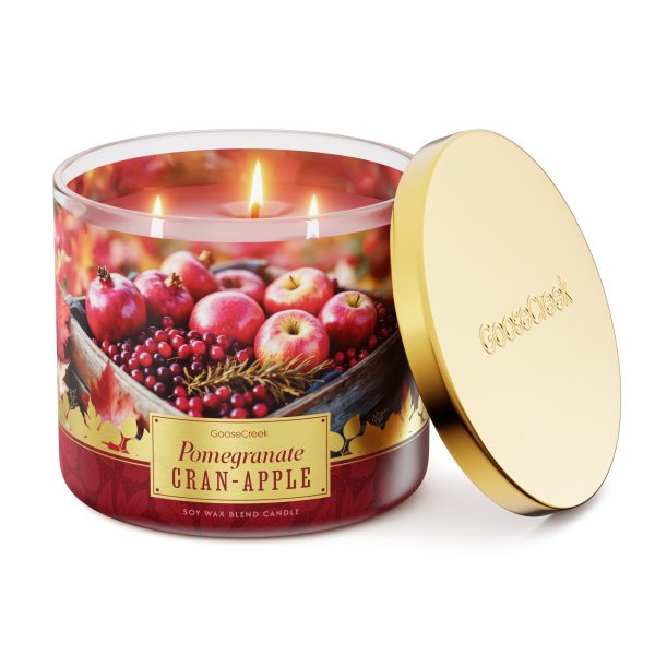 Pomegranate Cran-Apple 3-Wick Candle - 图片 2