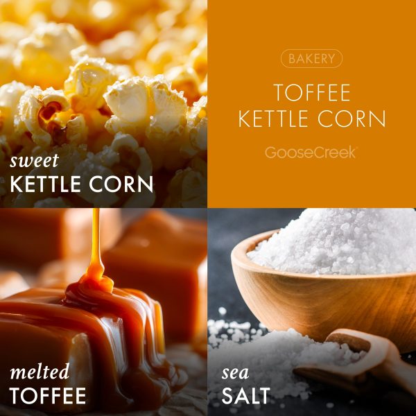 Toffee Kettle Corn 3-Wick Candle - 图片 3